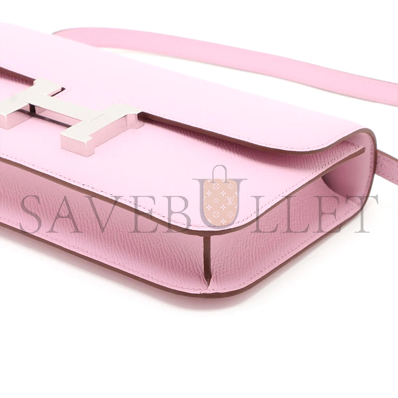 H**me5 master constance elan epsom mauve sylvestre palladium hardware (26*16*6cm)
